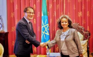 박종호 산림청장 에티오피아 대통령 예방, P4G 파트너십 사업 논의