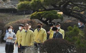 박종호 산림청장, 코로나19 여파로 경제적 어려움 겪는 사립수목원 방문