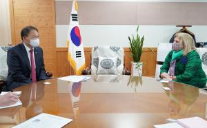 박종호 산림청장, 주한 유럽연합 대사 내정자 면담