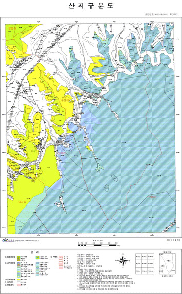 산지구분도 도면이미지 