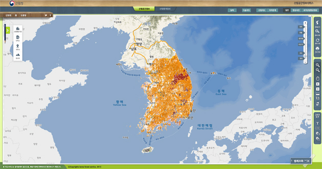 산림입지토양도