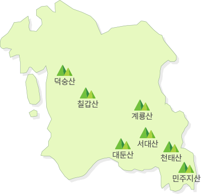 충청남도 지도