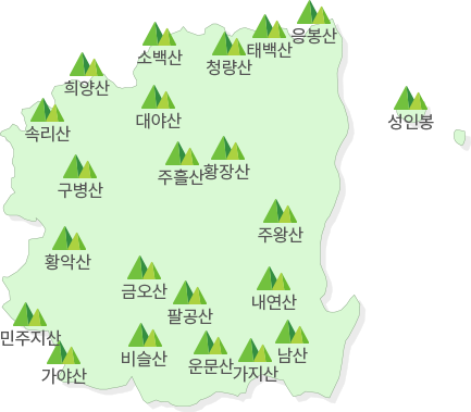 경상북도 지도
