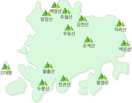 전라남도 지도