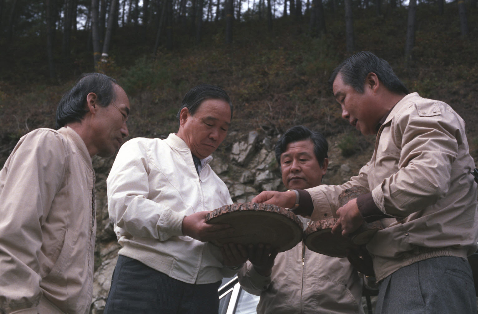 김찬회 산림청장 참나무 집하조림지 시찰