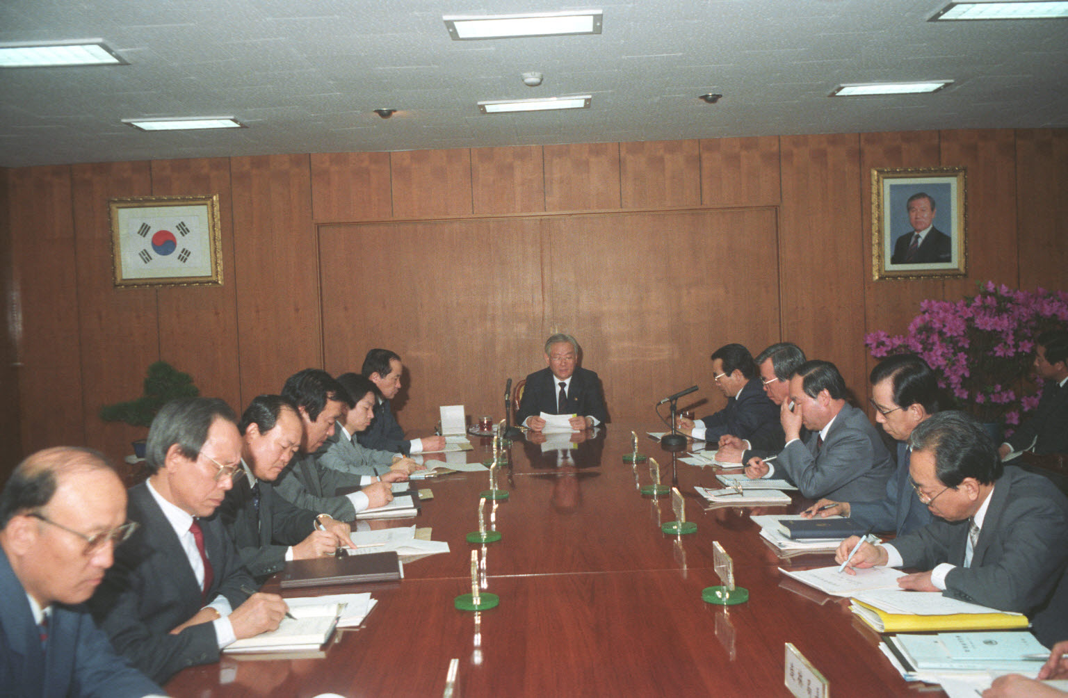 강보성 농림수산부장관 산림청 초도순시