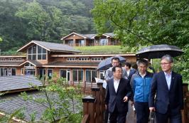김재현 산림청장, 대관령치유의 숲 방문