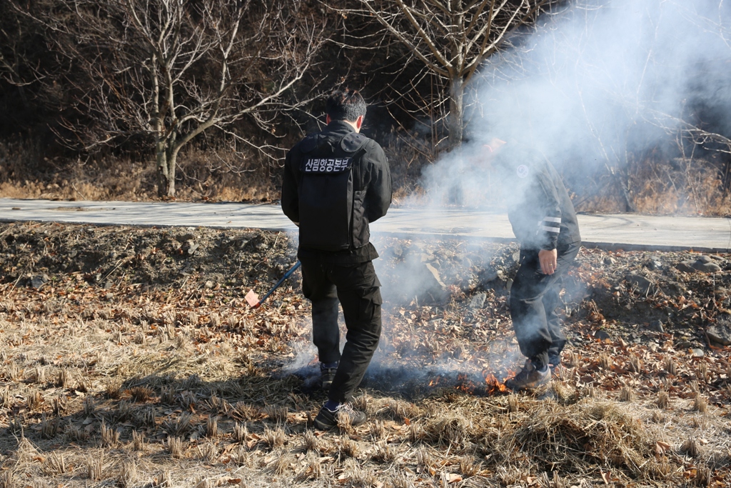 청양산림항공관리소 산불예방 순찰 지상계도 실시 이미지1