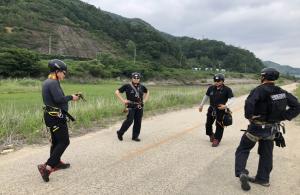 익산산림항공관리소 항공구조 훈련