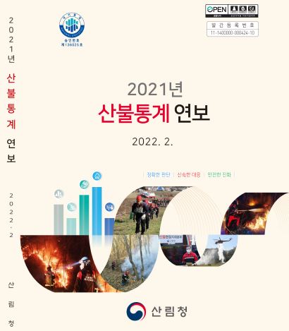 2021년도 산불통계 연보 표지