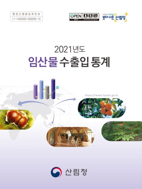 2021년도 임산물 수출입통계 표지