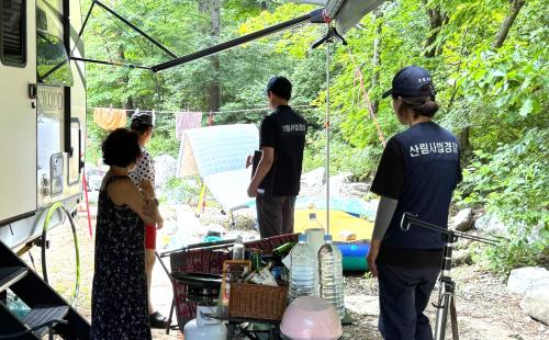 남부지방산림청, 여름철 산림 내 불법행위 집중단속 실시