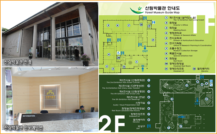 산림박물관 전경, 산림박물관 인포메이션