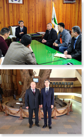 키르키즈스탄 산림관리자 국립수목원 견학
