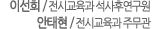 이선희 / 전시교육과 석사후연구원
안태현 / 전시교육과 주무관